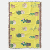 グリーンデザート多肉性サボテンポット スローブランケット (正面縦)