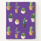 グリーンデザート多肉性サボテンポット ノートブック (裏面)