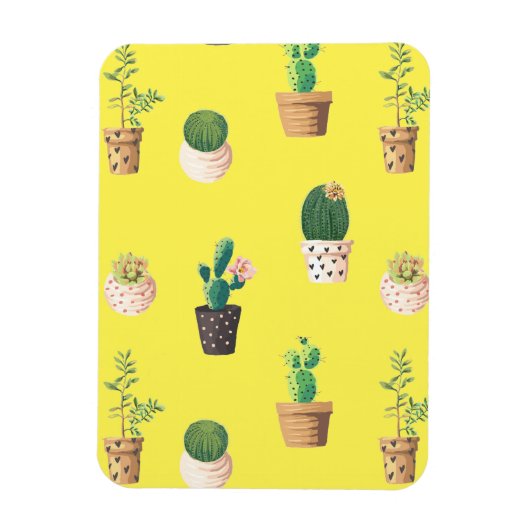 グリーンデザート多肉性サボテンポット マグネット (縦)