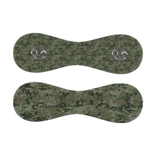 グリーンデジタル〔占星術の〕十二宮図上のがん迷彩柄記号 野球ボール (パネル)