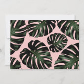 グリーンデスティネーションウェディングフォト日付カードを保存 セーブザデート (裏面)