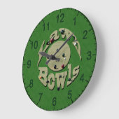 グリーンデニム芝生鉢、壁時計 ラージ壁時計 (傾斜)