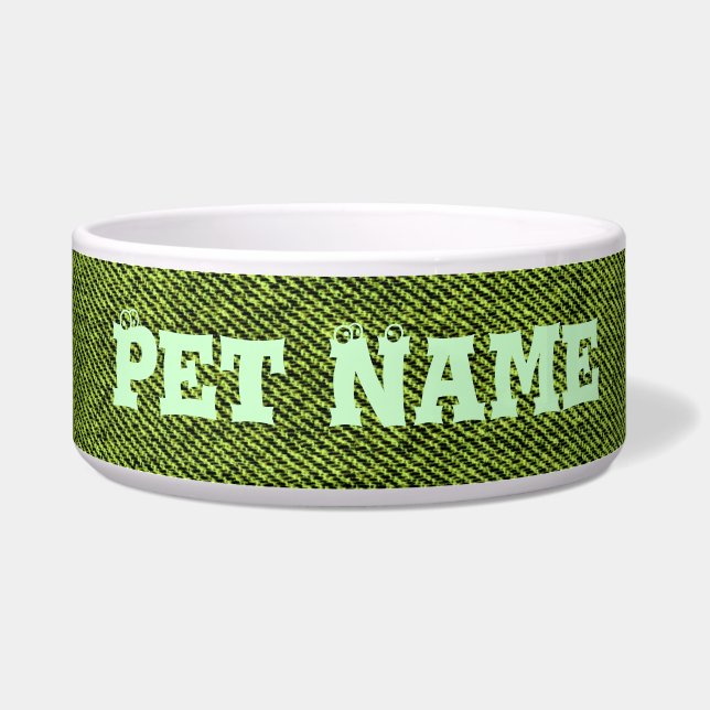 グリーンデニム ボウル (左)