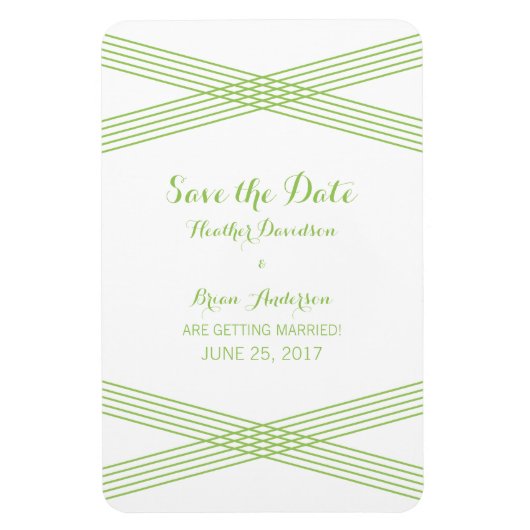 グリーンデモダンコ日付磁石の保存 マグネット (縦)