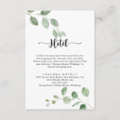 グリーンデライトユーカリプタスホテル エンクロージャーカード (正面)