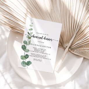 グリーンデライトユーカリリハーサルディナー 招待状