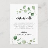 グリーンデライトユーカリ結婚の願い井戸 エンクロージャーカード (正面)