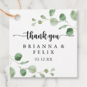 グリーンデライトユーカリ結婚プタス フェイバータグ (正面)