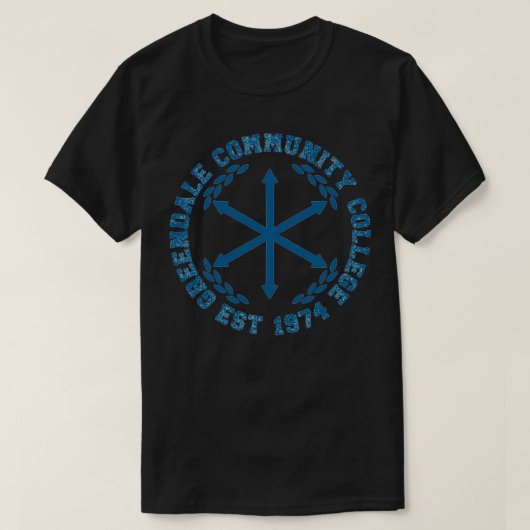 グリーンデールコミュニティ大学 Tシャツ (デザイン正面)
