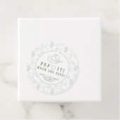 グリーントイレカウボーイポップ・アートのIT!赤ちゃんシャワー フェイバータグ (インサイチュ)