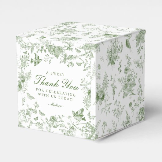 グリーントイレデジュイフローラデザートカフェボックス フェイバーボックス (正面サイド)