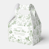 グリーントイレデジュイフローラデザートカフェボックス フェイバーボックス (正面サイド)