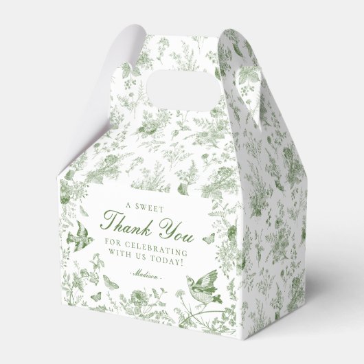 グリーントイレデジュイフローラデザートカフェボックス フェイバーボックス (正面サイド)