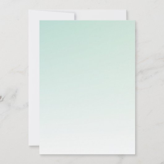 グリーントップハットセントパティの日のかわいいフクロウ 招待状 (裏面)