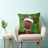 グリーントナカイ枕 クッション (椅子)