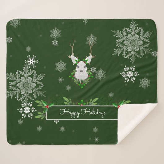 グリーントナディアシェルパブランケット シェルパブランケット (正面(横))