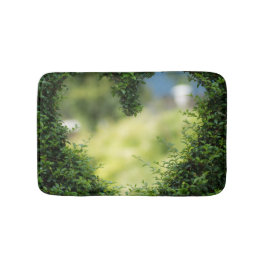 グリーントピアリーハート バスマット