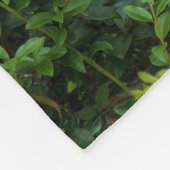 グリーントピアリーハート フリースブランケット (角)