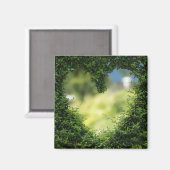 グリーントピアリーハート マグネット (正面/裏面)