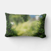 グリーントピアリーハート ランバークッション (裏面)