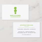 グリーントピアリー工場III造園名刺 名刺 (正面/裏面)