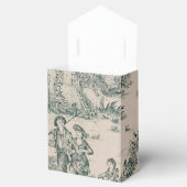 グリーントフランスのイルキャンバスパーティーの好意ボックス フェイバーボックス (オープン)