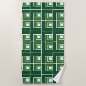 グリーントプシターヴィ ビーチタオル (正面)