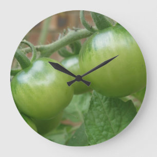 グリーントマトウォール時計 ラージ壁時計