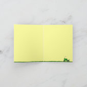 グリーントラクターありがとうご注意 サンキューカード (内部)