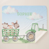 グリーントラクターシェルパブランケット シェルパブランケット (正面(横))