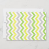 グリーントラクターテーマ誕生日パーティーフォト 招待状 (裏面)