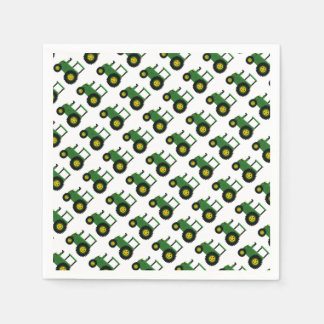 グリーントラクターデザイン スタンダードカクテルナプキン