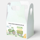 グリーントラクターファームバースデーパーティーお気に入り フェイバーボックス (オープン)