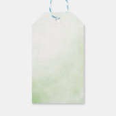 グリーントラクターファーム動物誕生日サンキューユユーラベル ギフトタグ (裏面)