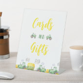 グリーントラクターファーム誕生日カード&ギフトサイン 台座サイン (インサイチュ)