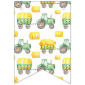 グリーントラクターファーム誕生日バンティンバナー バンティングフラッグ (第1の旗)