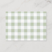 グリーントラクターランチファームブックスベビー水彩用 エンクロージャーカード (裏面)