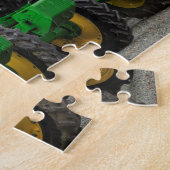 グリーントラクター ジグソーパズル (側面)