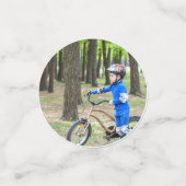 グリーントラクター | ファームテーマバースデーパーティーデコール コンフェッティ (スモール正面)