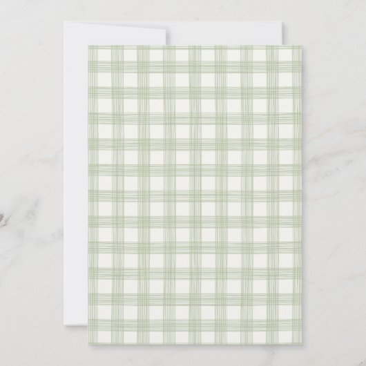 グリーントラクター&ファーム動物の誕生日パーティー 招待状 (裏面)