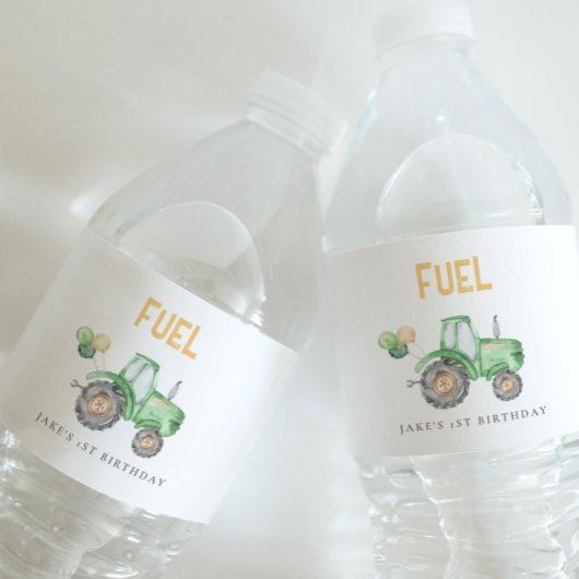 グリーントラクター ペットボトルラベル