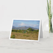 グリーントラクターinグリーンフィールド,バレンシア,スペイン カード (正面)