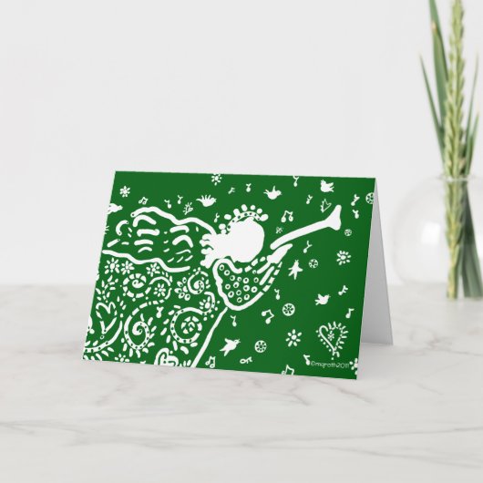 グリーントランペットエンジェルカード シーズンカード (正面)