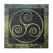 グリーントリスケリオン&メープルリーフケルト縁どク