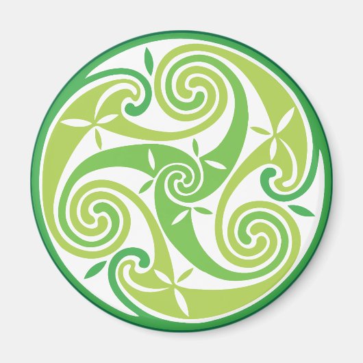 グリーントリスケル マグネット (正面)