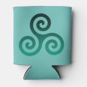 グリーントリスケレ古代ケルトのシンボルミント 缶クーラー (正面)