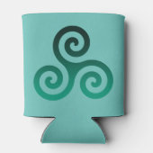 グリーントリスケレ古代ケルトのシンボルミント 缶クーラー (裏面)