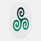 グリーントリスケレ オーナメントカード (右)