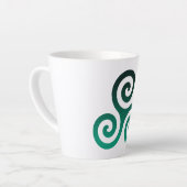 グリーントリスケレ カフェラテマグ (左アングル)