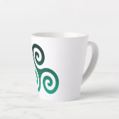 グリーントリスケレ カフェラテマグ (右アングル)